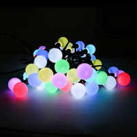 RGB G40 G50 Ampoule Guirlande Lumineuse LED Noël Vacances Extérieur Étanche Décor Suspendu Multifonctionnel Multicolore Globe Boule Lumière
