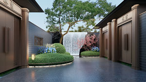 Nexus Design professionale del paesaggio residenziale spazio verde pianificazione eco-friendly all'aperto 3D Rendering costruzione immobiliare - Product Image 5