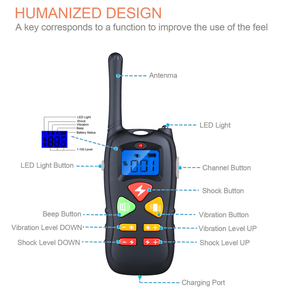 2025 FBA <span class=keywords><strong>Collar</strong></span> electrónico de choque para perros <span class=keywords><strong>Collar</strong></span> de entrenamiento remoto impermeable para perros con 3 modos niveles ajustables para perros pequeños y medianos - Product Image 4