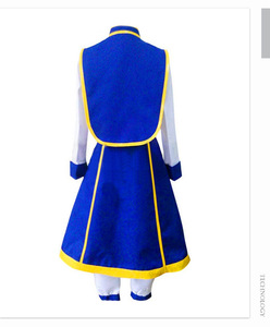 Ecowalson <span class=keywords><strong>Manga</strong></span> <span class=keywords><strong>Hunter</strong></span> <span class=keywords><strong>x</strong></span> <span class=keywords><strong>Hunter</strong></span> Kurapika Cosplay disfraz peluca dedos anillos cadena pendientes Anime uniformes Halloween fiesta trajes - Product Image 2