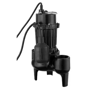 115V/60Hz 1/2HP Black Cast Iron Submersible Water Drainge Electric Sewage Pump