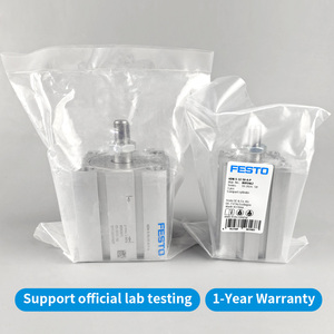 กระบอกลมนิวแมติกขนาดกะทัดรัด รุ่น ADN-S ซีรีส์ FESTO ประหยัดพื้นที่ ระยะชักสั้น รุ่น ADN-S-32-5-10-15-20-30-40-50-I-P-A - Product Image 4