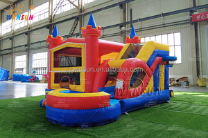 Trampolín de rebote combinado hinchable de lujo 2025, <span class=keywords><strong>casa</strong></span> de rebote seca inflable Comercial Grande <span class=keywords><strong>para</strong></span> alquiler de <span class=keywords><strong>fiestas</strong></span> y eventos - Product Image 3