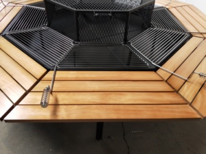 High Quality 8 Seater Wooden Top <b>BBQ</b> Dining <b>Table</b> 650869 <b>BBQ</b> Dining <b>Table</b> 650869 - Product Image 3