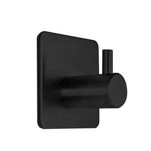 Đen Bắc Âu Wall Mount Kim Loại Phòng Khách Phòng Tắm Tủ Quần Áo Khăn Áo Quần Áo Ẩn Khăn Móc - Product Image 6