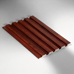 Panel Acústico y Antihumo <span class=keywords><strong>de</strong></span> Material Compuesto <span class=keywords><strong>de</strong></span> Piedra y Plástico, Diseño Gráfico Posmoderno, Panel Ranurado WPC, Adecuado para Decoración <span class=keywords><strong>de</strong></span> Paredes <span class=keywords><strong>de</strong></span> KTV y Gimnasios - Product Image 1