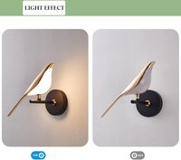 Appliques murales LED modernes et orientables style Art Déco, motif Magpie, pour fond TV, salon et chambre