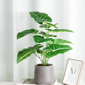 Decoraciones <span class=keywords><strong>de</strong></span> Escritorio para Sala <span class=keywords><strong>de</strong></span> Estar u Oficina, Plantas Artificiales en Maceta <span class=keywords><strong>de</strong></span> Seda Estilo Europeo Hechas a Mano, Flores Artificiales Realistas, Pequeñas y Verdes - Product Image 5