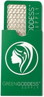 Accessoires pour fumeurs personnalisés en acier inoxydable, carte de broyeur d'herbes d'affaires en métal plaqué or et argent