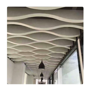 Pannello per <span class=keywords><strong>Controsoffitto</strong></span> in Alluminio Curvo 3D a <span class=keywords><strong>Onda</strong></span> Irregolare, Materiale Decorativo per Edilizia, Design per Hall di Hotel - Product Image 4