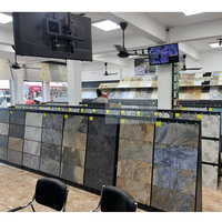 Présentoirs pour carreaux de céramique Foshan, panneaux muraux en pierre frittée, étagères de présentation pour mosaïque et quartz
