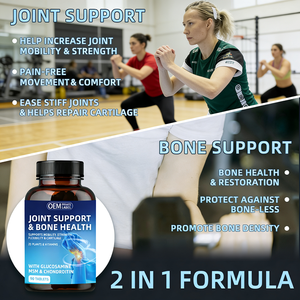 Glukozamin Kondroitin <span class=keywords><strong>MSM</strong></span> Eklem Desteği ve Kemik Sağlığı Güzellik Ürünleri Yetişkinler İçin Eklem Ağrılarını Giderici ve Güçlendirici 60 Tablet Doğal - Product Image 3