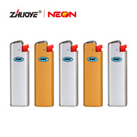 Allume-gaz jetables en métal au butane avec pierres à silex, allume-cigare de haute qualité en vrac