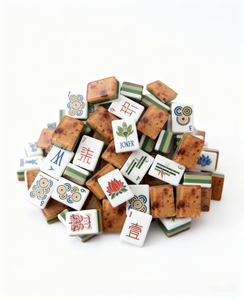 ชุ<span class=keywords><strong>ด</strong></span>ไพ่นกกระจอกอเมริกัน<span class=keywords><strong>ส</strong></span>ุดหรู 152 ชิ้น พร้อมแผ่นอะคริลิคสีส้ม 4 ชั้น พร้อมชั้นวางและไพ่โจ๊กเกอร์ เกมไพ่นกกระจอก<span class=keywords><strong>ส</strong></span>มัยใหม่สำหรับครอบครัวและการเ<span class=keywords><strong>ด</strong></span>ินทาง - Product Image 3