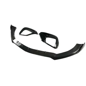 Splitter per paraurti anteriore in fibra di carbonio con coperchio della presa d'aria per Benz W213 E63 <span class=keywords><strong>AMG</strong></span> solo 16-19 - Product Image 2