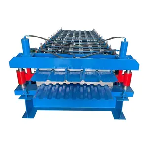 Color steel metal rolling forming machine exterior wall hanging piece roof wall plate making machine