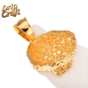 Ciondolo a Forma di Testa di Leone <span class=keywords><strong>in</strong></span> Stile Hip-hop Punk con Grande Zircone nella <span class=keywords><strong>Bocca</strong></span>, Set di Gioielli di Alta Qualità <span class=keywords><strong>in</strong></span> Rame Puro - Product Image 5