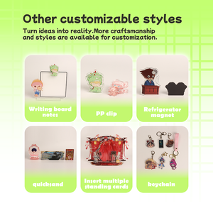 Bán Buôn Tùy Chỉnh Kawaii Phim Hoạt Hình Đu Quay Bánh Xe Acrylic Standee Chất Lượng Cao Hai Mặt Xoay Hiển Thị Trang Trí Nội Thất - Product Image 6