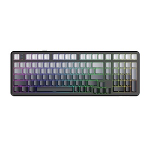 คีย์บอร์ดเกมมิ่ง Attack Shark X98 แบบกลไกไร้สาย สามโหมด โครงสร้าง Gasket ไฟ RGB แบบ Hot-swappable รูปแบบ 98% คีย์บอร์ดแบบปรับแต่งได้ - Product Image 1