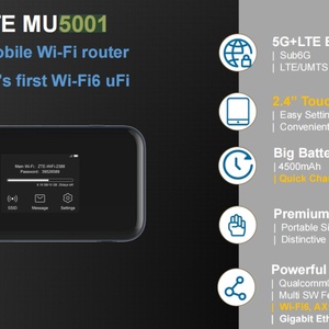 Unlocked <b>Modem</b> MU5001 Vodafone 5G Dual Band WiFi 6 Wireless SIM Card Mobile <b>Router</b> NSA & SA 5G - Product Image 5