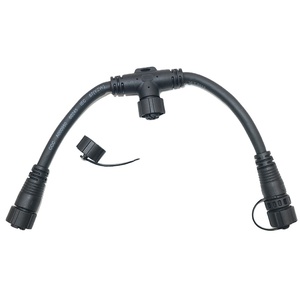 T cabang tipe T Terminal cepat blok IP68 kawat konektor tahan air listrik lampu luar ruangan 5 Pin konektor Led - Product Image 1