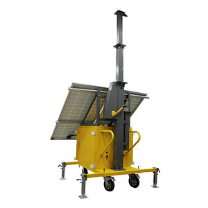 Универсальная промышленная гибридная мобильная система солнечной энергии с генератором резервного питания, монокристаллическим кремнием, литий-ионным аккумулятором и MPPT, 2560 Вт·ч/5120 Вт·ч - Product Image 3