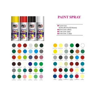 Graffiti Multi-color OEM Service Aerosol Paint Spray High Heat Metal Anti Rust Spray Paint