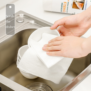 Rouleau d'<span class=keywords><strong>essuie</strong></span>-<span class=keywords><strong>tout</strong></span> réutilisable, 25 feuilles/rouleau, réutilisable, lavable, zéro déchet, chiffon à vaisselle, rouleau de papier de cuisine en bambou - Product Image 4