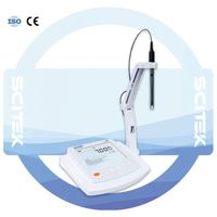 SCITEK -2.000~20.000pH Medidor de Calidad del Agua Multiparamétrico de Sobremesa de Alta Precisión con hasta 5 Puntos de Calibración