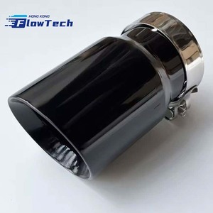 Embout d'échappement universel en acier inoxydable pour silencieux de voiture, accessoires de modification et de décoration - Product Image 4