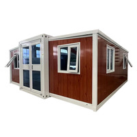 Casa Contenedor Expandible de 20 pies/40 pies, Casa Contenedor Prefabricada de Acero, Solárium, Dormitorio, Oficina, Casa Modular
