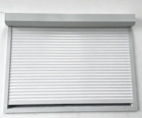 Fenêtre à volet roulant automatique moderne en aluminium isolé pour villa résidentielle