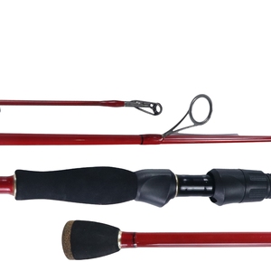 Yoki ISO BSCI be661spm sợi carbon 1.98m 1 phần miễn phí Mẫu cần câu nhà máy tùy chỉnh cần câu cá nước mặn Màu Đỏ - Product Image 1