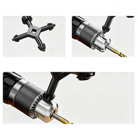 Clé de mandrin de perceuse multifonctionnelle en alliage pour bricolage, personnalisable, avec support OEM, épaisseur 1/2 po, couple max. 1000 lb-pi