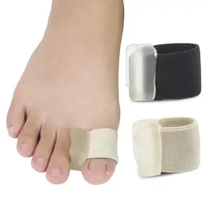 Pemisah jari kaki Gel korektor Bunion dan bantuan jari kaki dengan spacer tabung jari kaki silikon