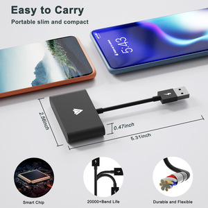 Usine Original Source Smart AI Box Voiture USB/Sans Fil CarPlay Android <span class=keywords><strong>Auto</strong></span> Filaire Mobile Carte Commande Vocale TV Système Intégré - Product Image 5