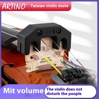 Silencieux de sourdine Artino 4/4 pour violon et violoncelle fabriqué à la main à Taiwan en Chine pour accessoires d'instruments à cordes
