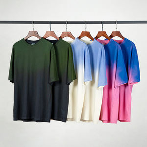 Fabricant en gros personnalisé 200g 100% coton vierge à épaules tombantes t-shirt grande taille pour hommes t-shirts - Product Image 2
