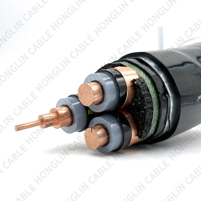 YJV22 8.7/15KV High Voltage Cable 3X120mm2 Copper Core Wire Steel Armored Electrical Power Wire and Cable