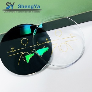 <span class=keywords><strong>Verres</strong></span> optiques en résine transparente à indice élevé 1.56, anti-lumière bleue, HMC, pour lunettes de vue à vision simple, vente en gros - Product Image 3