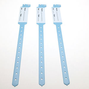 Pulsera de <span class=keywords><strong>Pvc</strong></span> con identificación de alta calidad, serie impresa, registro de información de pacientes, <span class=keywords><strong>Hospital</strong></span>, médica, gran oferta de fábrica - Product Image 3
