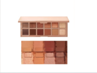 Palette de fards à paupières multicolores à paillettes, marque privée, végétalienne, 12 couleurs, fard à paupières imperméable