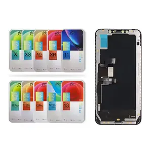 JY Factory Digitizer layar sentuh, suku cadang reparasi ponsel modul tampilan iPhone X XS untuk LCD pengganti rakitan incell JK