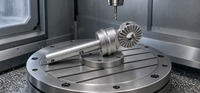 Tournage CNC, perçage, arbre d'engrenage conique en aluminium 6061, sur mesure, pour fraisage, pour usinage, arbre d'entraînement conique pour robot RC