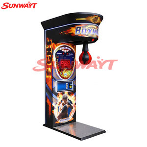 Máquina de Boxeo Arcade Operada con Monedas para Parques de Diversiones, Entrenamiento Deportivo y Entretenimiento Callejero que Mide la Fuerza de Golpeo - Product Image 2