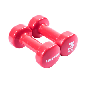 Livepro nhà sản xuất bán buôn quả tạ trọng lượng 1-5kg Vinyl tráng Aerobic Neoprene Hex tùy chỉnh quả tạ - Product Image 5