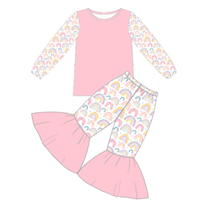 Bộ Quần Áo Bé Gái Phong Cách In Hoa Bộ Quần Áo Trẻ Em Hữu Cơ Dài Tay Bộ Quần Áo Trẻ Em Từ 0 Đến 6 Tuổi - Product Image 5