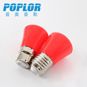 Poplor Led Colorful Bulb C45 Plastic Flat <b>Top</b> 3W <b>Festival</b> Light Yellow Red Green Blue Lantern Lamp - Product Image 3