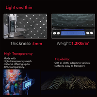 Pantalla LED Portátil P20-0.96X1.4m, Ultrafina de 7mm, Plegable, a Todo Color, Resistente al Agua IP54, Brillo de 1000cd, Personalizable