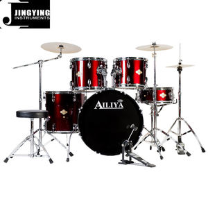 2024 Jingying Drum set di musica, prezzo all'ingrosso 6 strati acero + 3 strati di pioppo guscio adulti Drum kit - Product Image 3